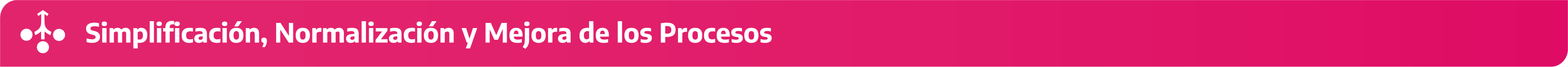 Simplificación y Mejora de los Procesos